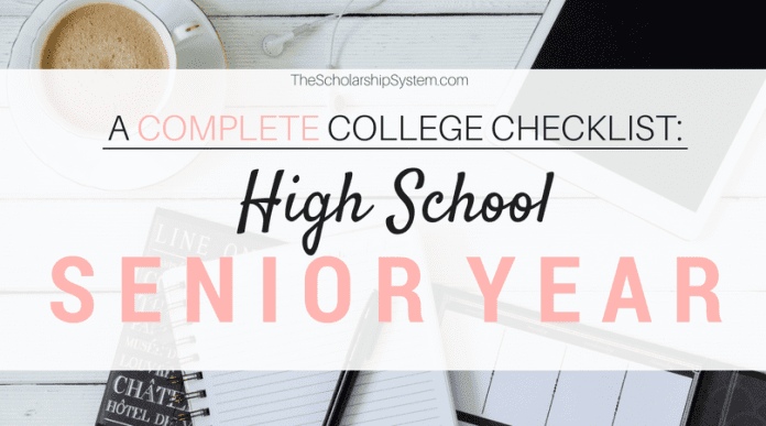 A Complete College Prep Checklist: High School Senior Year