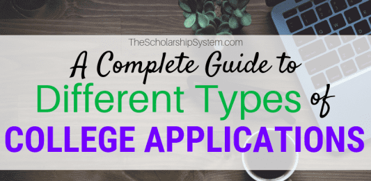 A Total Overview Of the Various Kinds Of College Applications A Total Overview Of the Various Kinds Of College Applications