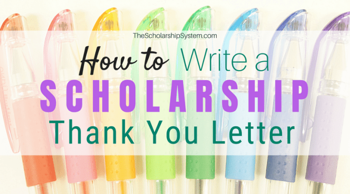 How to Write a Scholarship Thank You Letter (Propina a Template)