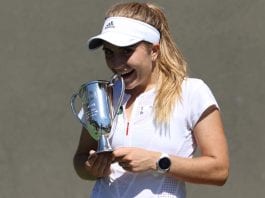 Estela Pérez, tenista becada en U.S.A., ganadora del Oracle ITA Masters Estela Pérez, tenista becada en U.S.A., ganadora del Oracle ITA Masters