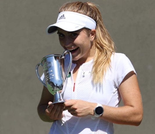 Estela Pérez, tenista becada en U.S.A., ganadora del Oracle ITA Masters Estela Pérez, tenista becada en U.S.A., ganadora del Oracle ITA Masters