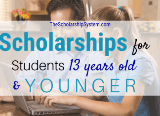 Scholarships For Trainees 13 Years Of Ages & & Younger Scholarships For Trainees 13 Years Of Ages & & Younger