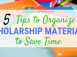 5 Tips to Arrange Scholarship Products to Conserve Time 5 Tips to Arrange Scholarship Products to Conserve Time