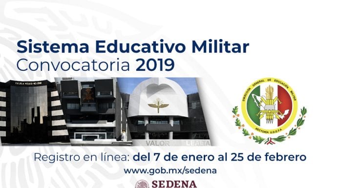 Convocatoria 2019 para el Colegio Militar, Sistema Educativo Militar Convocatoria 2019 para el Colegio Militar, Sistema Educativo Militar
