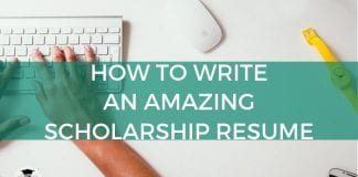 How to Compose a Fantastic Scholarship Resume How to Compose a Fantastic Scholarship Resume
