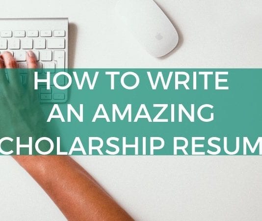 How to Compose a Fantastic Scholarship Resume How to Compose a Fantastic Scholarship Resume