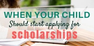 When Your Kid Ought To Start Making An Application For Scholarships When Your Kid Ought To Start Making An Application For Scholarships
