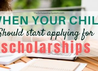 When Your Kid Ought To Start Making An Application For Scholarships When Your Kid Ought To Start Making An Application For Scholarships