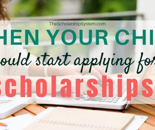 When Your Kid Ought To Start Making An Application For Scholarships When Your Kid Ought To Start Making An Application For Scholarships