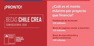 Becas Chile Crea, especialización y posgrado en cultura y arte Becas Chile Crea, especialización y posgrado en cultura y arte