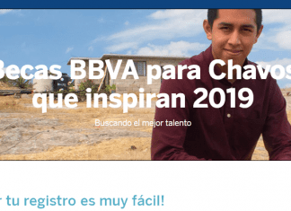 Becas Chavos que inspiran, Fundación BBVA Becas Chavos que inspiran, Fundación BBVA