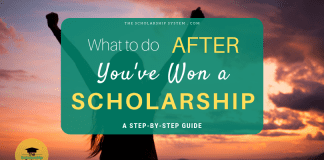 What to do AFTER You have actually Won a Scholarship What to do AFTER You have actually Won a Scholarship