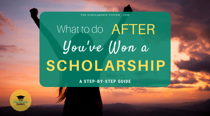 What to do AFTER You have actually Won a Scholarship What to do AFTER You have actually Won a Scholarship