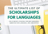 The Ultimate List of Scholarships for Languages The Ultimate List of Scholarships for Languages