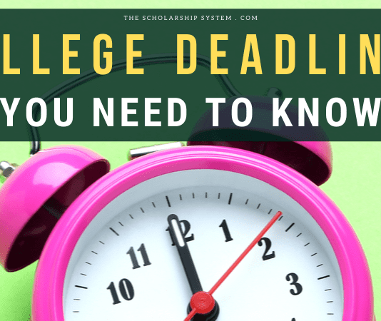College Deadlines You Required to Know College Deadlines You Required to Know
