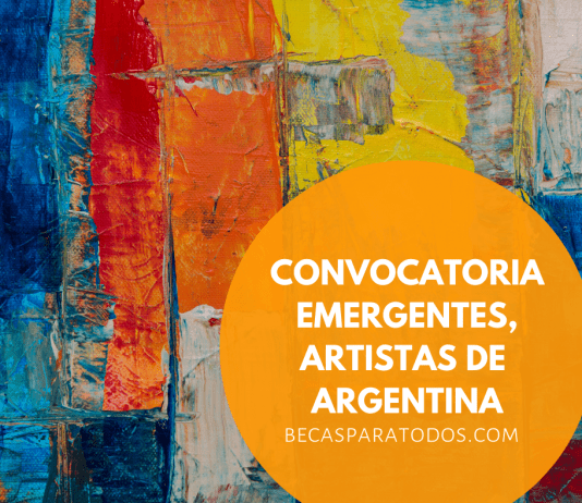 Convocatoria Emergentes para artistas argentinos, CEC Convocatoria Emergentes para artistas argentinos, CEC