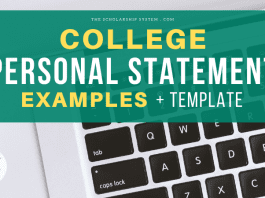 College Personal Declaration Examples + Design Template College Personal Declaration Examples + Design Template