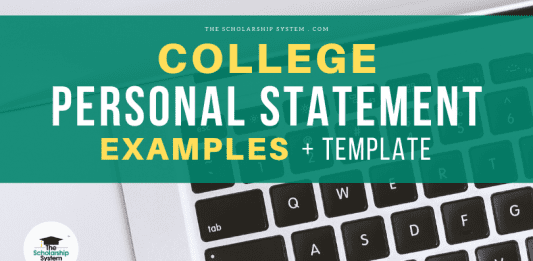 College Personal Declaration Examples + Design Template College Personal Declaration Examples + Design Template