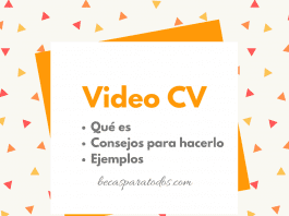 Video currículum vitae, cómo hacer un video cv innovador e inolvidable Video currículum vitae, cómo hacer un video cv innovador e inolvidable
