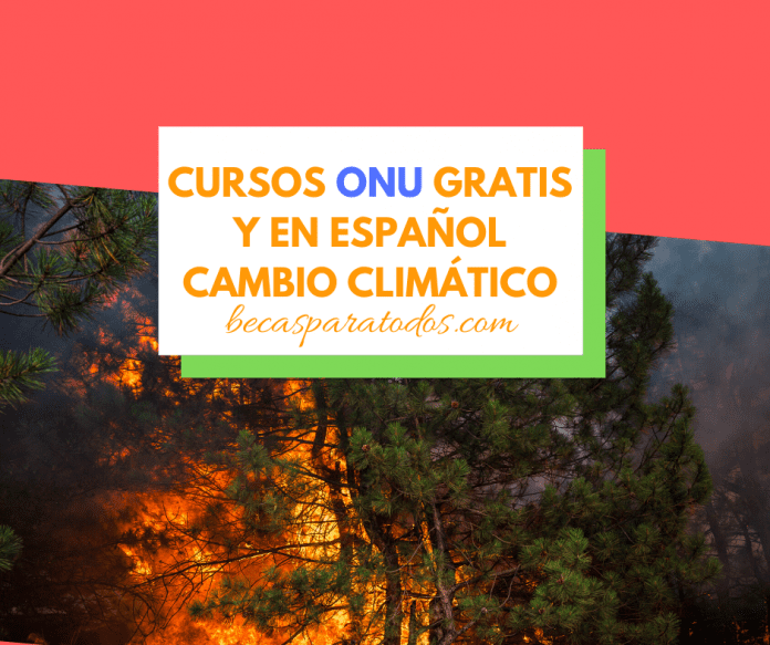ONU cursos sobre cambio climático gratis y en español