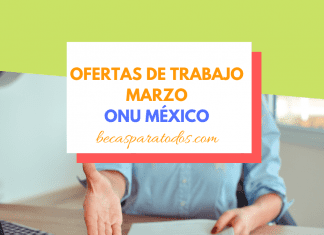 Trabajo en ONU México, vacantes de Marzo Trabajo en ONU México, vacantes de Marzo
