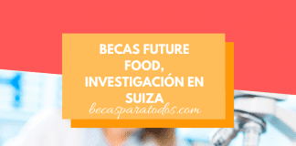 Becas Future Food de investigación en Suiza Becas Future Food de investigación en Suiza