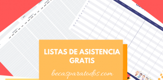 Listas de asistencia gratis Listas de asistencia gratis