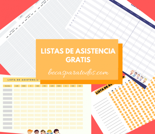 Listas de asistencia gratis Listas de asistencia gratis