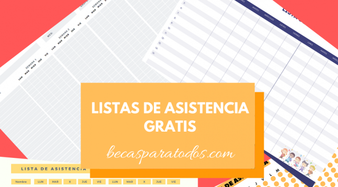 Listas de asistencia gratis Listas de asistencia gratis