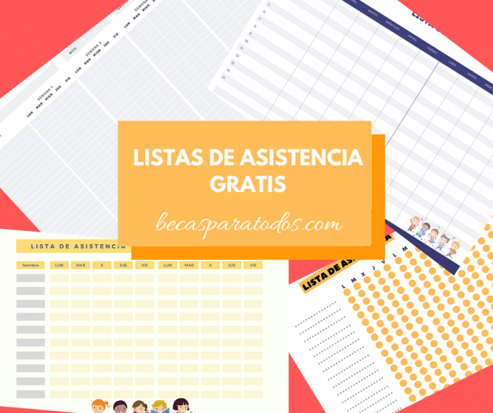 Listas de asistencia gratis
