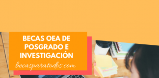 Becas OEA para estudios e investigación de postgrado Becas OEA para estudios e investigación de postgrado