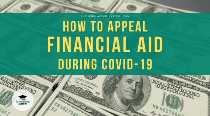 How to Appeal Financial Assistance Fee to COVID-19