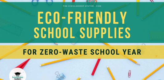Eco-Friendly School Material for No Waste Academic Year Eco-Friendly School Material for No Waste Academic Year