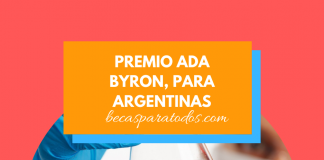 Premio Ada Byron, para mujeres argentinas tecnólogas Premio Ada Byron, para mujeres argentinas tecnólogas