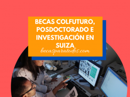 Becas COLFUTURO, posdoctorado e investigación en Suiza Becas COLFUTURO, posdoctorado e investigación en Suiza