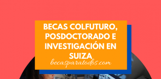 Becas COLFUTURO, posdoctorado e investigación en Suiza Becas COLFUTURO, posdoctorado e investigación en Suiza