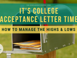 It’s College Approval Letter Time: How to Handle the Highs & & Lows It’s College Approval Letter Time: How to Handle the Highs & & Lows