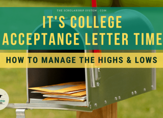 It’s College Approval Letter Time: How to Handle the Highs & & Lows It’s College Approval Letter Time: How to Handle the Highs & & Lows