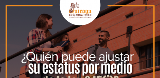 ¿ Quién puede ajustar su estatus por medio de la ley 245( i)? ¿ Quién puede ajustar su estatus por medio de la ley 245( i)?