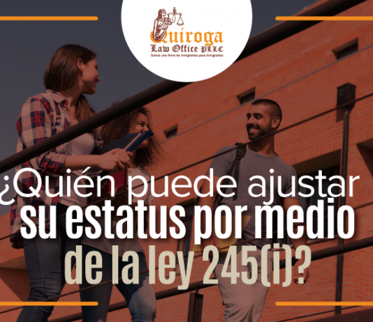 ¿ Quién puede ajustar su estatus por medio de la ley 245( i)? ¿ Quién puede ajustar su estatus por medio de la ley 245( i)?