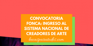 Convocatoria FONCA: Sistema Nacional de Creadores de Arte Convocatoria FONCA: Sistema Nacional de Creadores de Arte