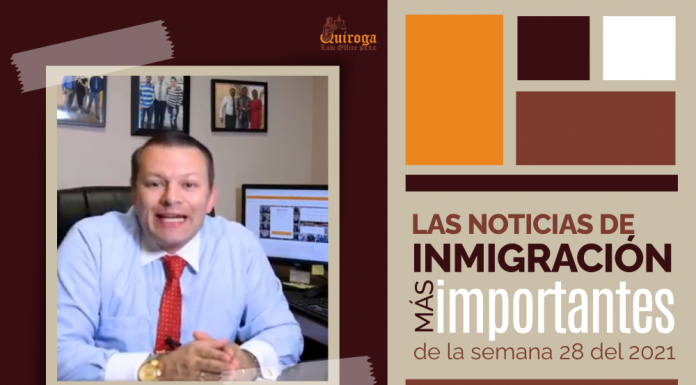 Las telediario de inmigración más importantes de la semana 28 del 2021 Las telediario de inmigración más importantes de la semana 28 del 2021