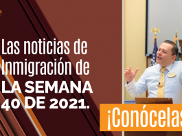 Las noticias de inmigración más importantes de la semana 40 del 2021 Las noticias de inmigración más importantes de la semana 40 del 2021