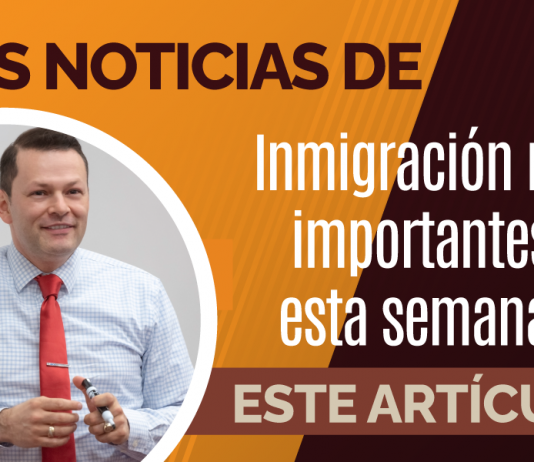 Las noticias de inmigración más importantes de la semana 44 del 2021 Las noticias de inmigración más importantes de la semana 44 del 2021