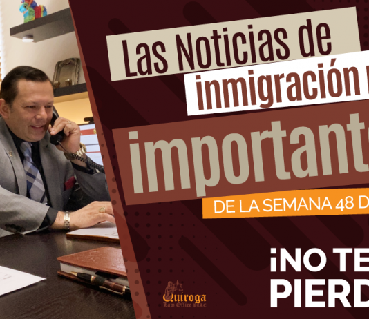 Las noticias de inmigración más importantes de la semana 48 del 2021 Las noticias de inmigración más importantes de la semana 48 del 2021
