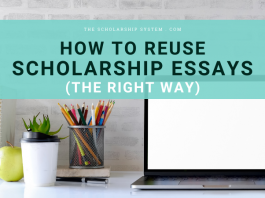 How to Recycle Scholarship Essays (the proper way) How to Recycle Scholarship Essays (the proper way)