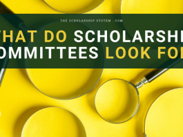 What Do Scholarship Committees Try To Find? What Do Scholarship Committees Try To Find?