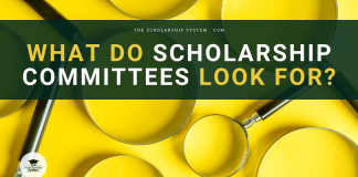 What Do Scholarship Committees Try To Find? What Do Scholarship Committees Try To Find?