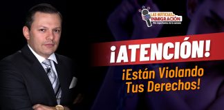 ¡ Atención! ¡ Están violando tus derechos! ¡ Atención! ¡ Están violando tus derechos!