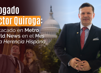 Abogado Héctor Quiroga: marcado en Metropolitano World News en el Mes de la Embajador Hispana Abogado Héctor Quiroga: marcado en Metropolitano World News en el Mes de la Embajador Hispana